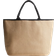 H&M Woven Beach Bag - Beige/Black