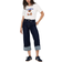 Only Madison High Waist Wide Leg Fit Jeans - Blue/Dark Blue Denim