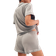 H&M Pyjama Shirt And Shorts - Grey/Green