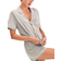 H&M Pyjama Shirt And Shorts - Grey/Green