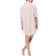 H&M Long Cotton Shirt - White/Red striped
