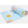 OHS Rainbow & Sun Print Bath Towel Blue (152x71cm)