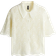 H&M Short-Sleeved Pointelle-Knit Shirt - White