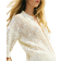 H&M Short-Sleeved Pointelle-Knit Shirt - White