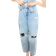 H&M Barrel High Jeans - Light Denim Blue