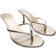 PrettyLittleThing Thong Mid Heeled Mules - Gold
