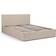 Julian Bowen Rialto Fabric Ottoman - Cream 167x212cm