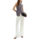H&M Linen Blend Trousers - White