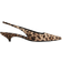 H&M Pointed Slingbacks - Beige/Leopard Print