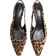 H&M Pointed Slingbacks - Beige/Leopard Print