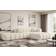 ALTDECOR Ecksofa L-Form Corner OLEA-L2 309 x 190 x 70 cm Beige Sofa 309cm 6-Sitzer