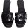 H&M Braided - Black/Crocodile-Patterned