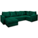 Masseno Lorivo Green Sofa 285cm 4-Sitzer