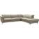 Livetastic Corner Mud Sofa 5-Sitzer