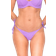 Ivory Rose Scrunch Tie Side Bikini Bottom - Purple