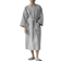 Linen Tales Honeycomb Waffle Dressing Gown - Light Grey