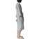 Linen Tales Honeycomb Waffle Dressing Gown - Light Grey