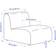 IKEA STOCKHOLM 2025 Grey/White Soffa 69cm 1-sits