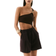 H&M Linen Blend Drawstring Shorts - Burgundy