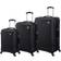 IT Luggage Recline Set of 3 - Black