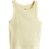 H&M Ribbed Cotton Tank Top - Light Yellow (1277134005)