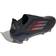 adidas F50 Elite Laceless FG - Core Black/Iron Metallic/Lucid Red