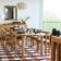IKEA STOCKHOLM Oak/Leather Bordsgrupp 90x230cm 7st