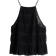 H&M Smocked Strappy Top - Black