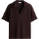 H&M Collared Knitted Top - Dark Brown