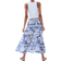 H&M Sheer Knit Skirt - Blue/White Patterned