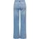 Only Madison High Waist Wide Leg Fit Jeans - Blue/Light Blue Denim