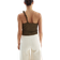 H&M One Shoulder Top - Dark Khaki Green