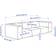 IKEA Stockholm 2025 Djurmo Grey/White Soffa 243cm 3-sits