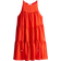 H&M Tiered A-Line Dress - Bright Red