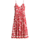 H&M Strappy Dress - White/Red Floral