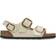 Birkenstock Milano Big Buckle Natural Leather Patent - Ecru