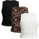 Shein EZwear 3pcs/Set Casual Solid & Leopard Print Pattern Women's Tank Tops, Summer
