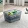 IKEA Trofast White Light Green Grey/Grey Blue Korg 46cm