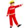 Amscan Feuerwehr Kostüm für Kinder Rot