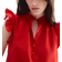H&M Linen Blend Blouse - Red