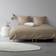 Sinnerup Striped Dynebetræk Beige (200x140cm)