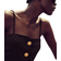 H&M Cropped Strappy Top - Dark Brown