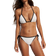 H&M Tie Tanga Bikini Bottoms - White/Black