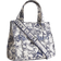 River Island Embroidered Tote Bag - Blue Floral
