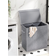 Songmics SONGMICS Laundry Basket With Lid, 142L Laundry Hamper With 2 Compartments, Washing Basket With Handles, Linen-Look Fabric, Foldable, Removable Liner, Grey