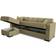 Dmora Armadillo Beige Sofa 230cm 3 Seater