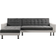 Habitat et Jardin Theo convertible White/Grey corner Sofa 258cm 4 Seater
