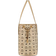 MCM Liz Shopper in Visetos - Beige/Black