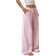 Shein TRNVIE Women's Solid Color Wide Leg Pants with Waist Tie and Pockets