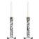 Orrefors Carat Steel Candlestick 24.2cm 2pcs
